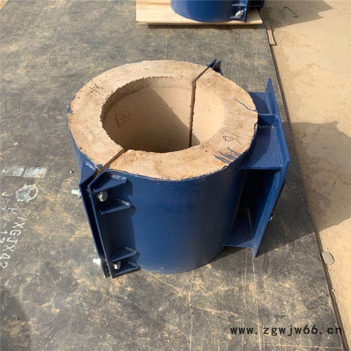 齐鑫DN300 固定隔热管托 双抱箍隔热管托 双管夹隔热管托 蒸汽高温管道安装 隔热瓦块图5