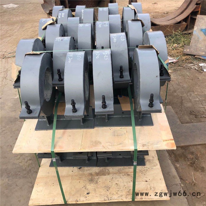 齐鑫DN300 固定隔热管托 双抱箍隔热管托 双管夹隔热管托 蒸汽高温管道安装 隔热瓦块图3