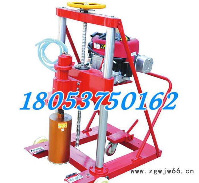 水泥混凝土路面钻孔取芯机SZK-20 **滚珠丝杠钻孔取芯设备图2