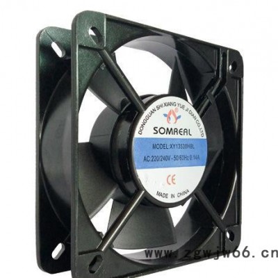 XY13538HBL 进口滚珠轴承 110V220V380V 机箱机柜AC散热风扇