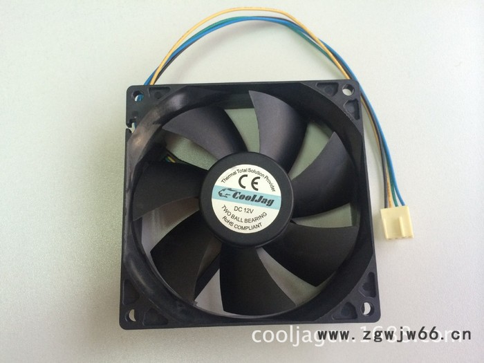 cooljag佳捷豹CPU机箱F129025双滚珠轴承散热风扇4PIN接口超长寿命图3