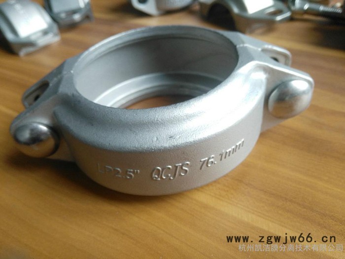 厂价直销不锈钢柔性卡箍 水处理卡箍 沟槽卡箍 拷贝林 抱箍 批发定制图2