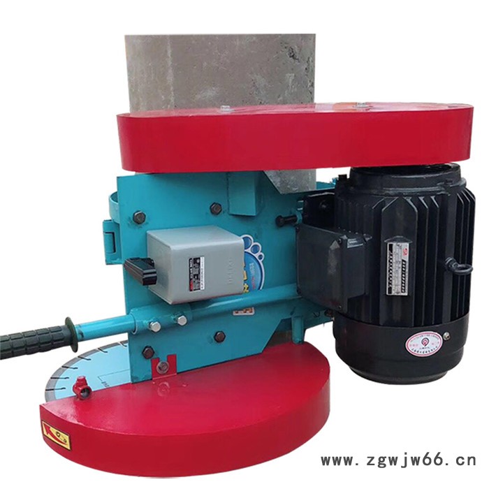 抱箍式混凝土切桩机 400锯片空心桩头切割机 旋转型锯桩机图3