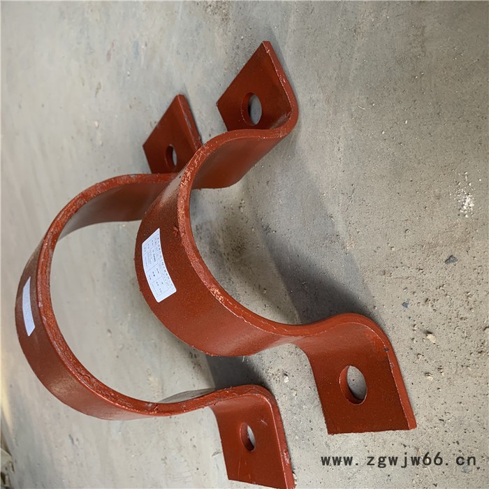 A2-10标准型2螺栓管夹 扁钢管夹抱箍 冷凝水管道用管卡图2