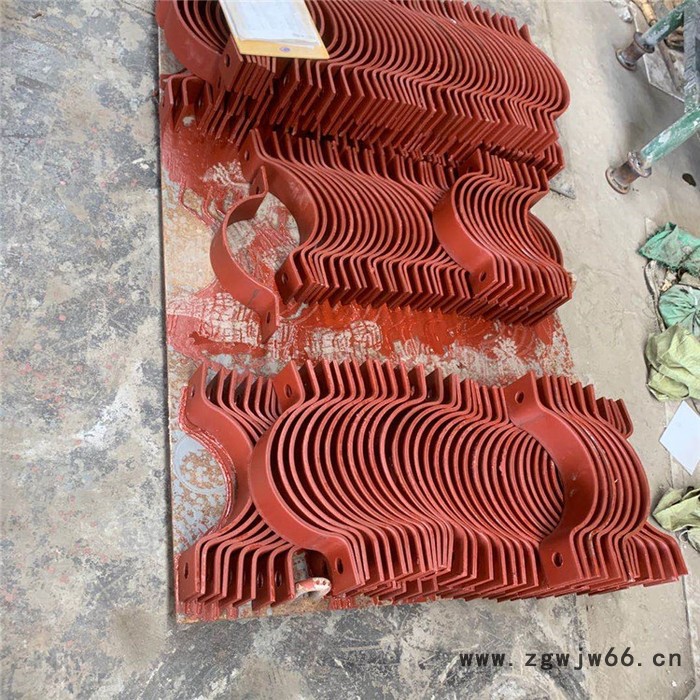 A2-10标准型2螺栓管夹 扁钢管夹抱箍 冷凝水管道用管卡图3