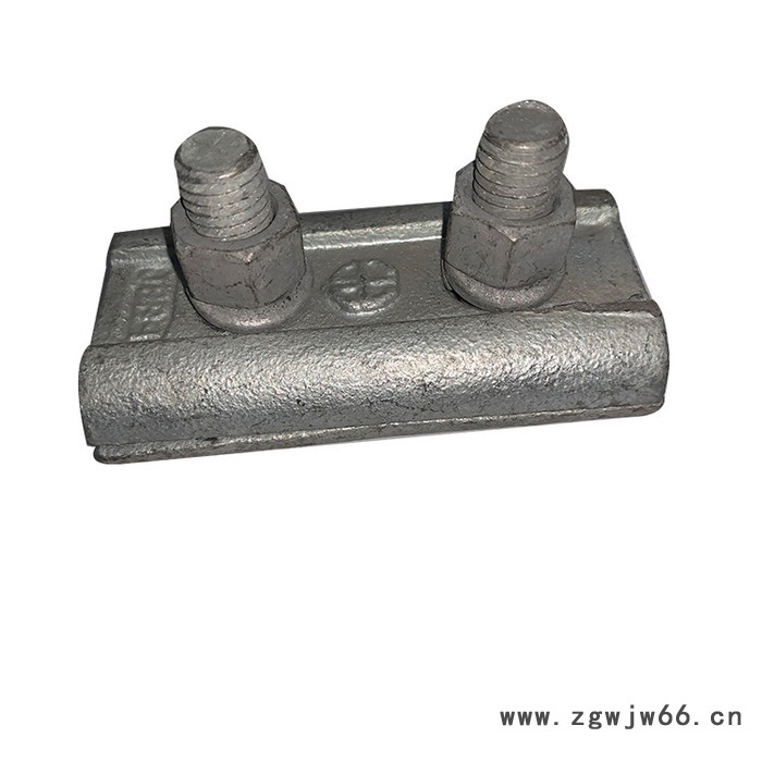 博耀电力器材厂家 设备线夹JBB-2 电力连接金具U型挂环 直角挂板 铝合金耐张线夹热镀锌铁附件螺栓螺母U型抱箍现货供应图2