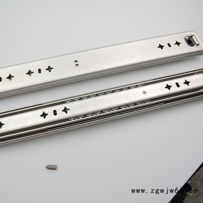 Airsun品牌独特申利Q235B冷轧钢板，53MM宽滚珠滑轨，工业滑轨，可用于房车，大型工具箱、工具柜，欢迎咨询图1