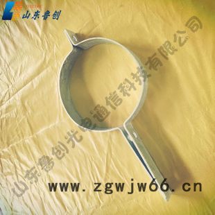 电力杆用铁附件  杆用抱箍 热镀锌扁铁紧固夹具 厂家定制异型抱箍图2