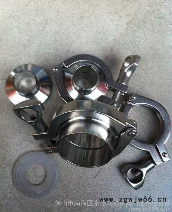 304不锈钢快装卡箍接头卫生级快装卡箍精铸卡箍管卡箍抱箍卡套图3