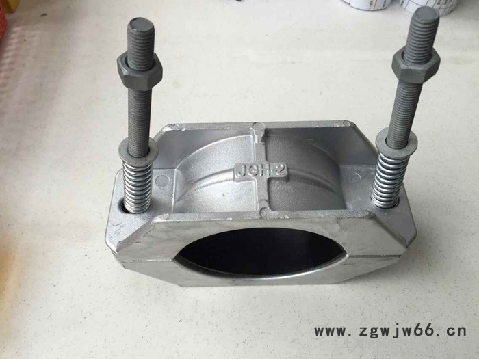 朋源JGH 铝合金单芯电缆固定夹具 单芯电缆夹具 铝合金抱箍 高压电缆夹图3