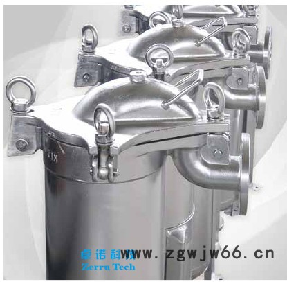 卓诺ZD-S-1单袋袋式过滤器 抱箍快开  不锈钢 碳钢筒身图5