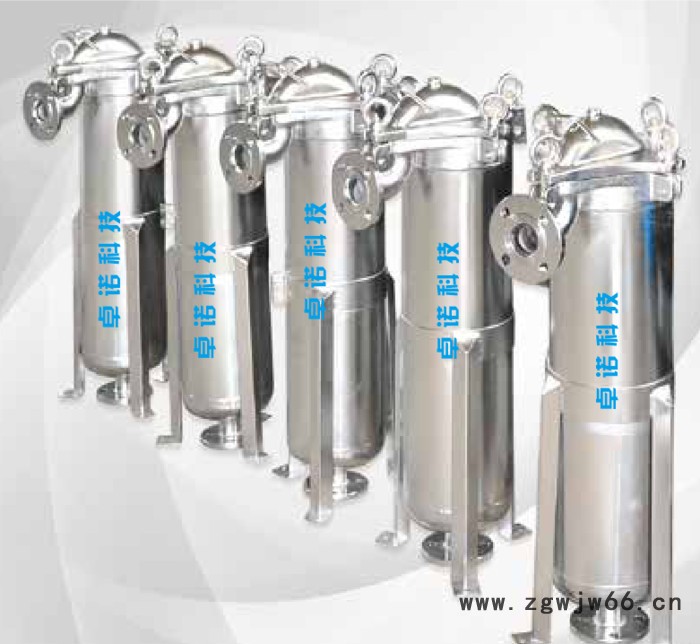 卓诺ZD-S-1单袋袋式过滤器 抱箍快开  不锈钢 碳钢筒身图3