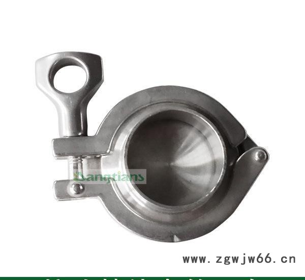 304卫生级卡箍接头 一套 304卡箍一个304接头两个硅胶垫 卡箍接头图2