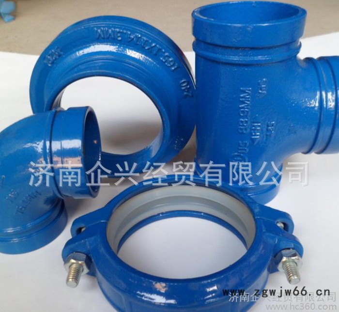现货迈克沟槽刚性卡箍 DN114图3