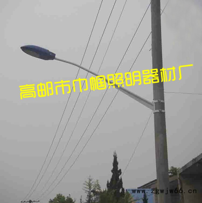 工厂供应 电线杆抱箍路灯led 40 50 60 70W挑臂U型支架拉线路灯图4