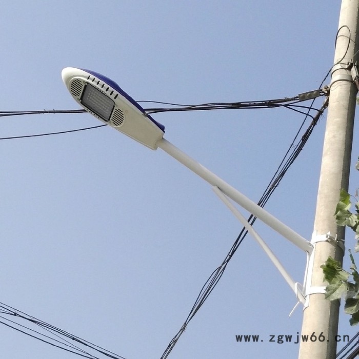 英光吸墙抱箍太阳能路灯户外农村50W家用庭院壁灯100W道路led工程路灯图2