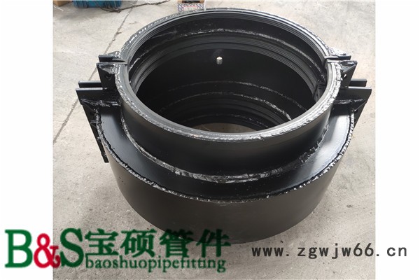 玻璃钢管用法兰哈夫节 玻璃钢管法兰堵漏器 法兰抱箍 包法兰堵漏器图6