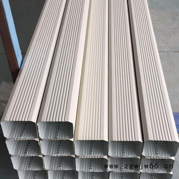 150-2117-5097 钢制落水管 144×108大口径彩钢落水管 来料加工彩钢雨水管价格 彩钢落水管抱箍图8