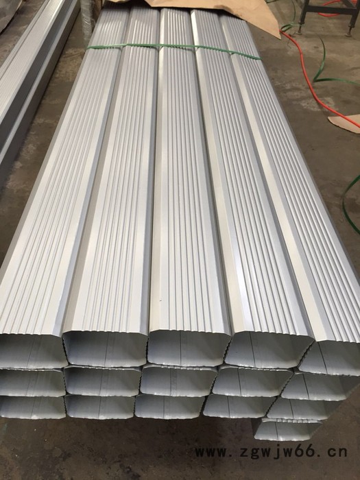 150-2117-5097 钢制落水管 144×108大口径彩钢落水管 来料加工彩钢雨水管价格 彩钢落水管抱箍图6