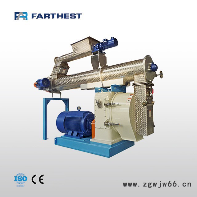 远见牌高品质 畜禽环模制粒机 SZLH400/420抱箍式环模结构饲料机 超耐用饲料颗粒机图3