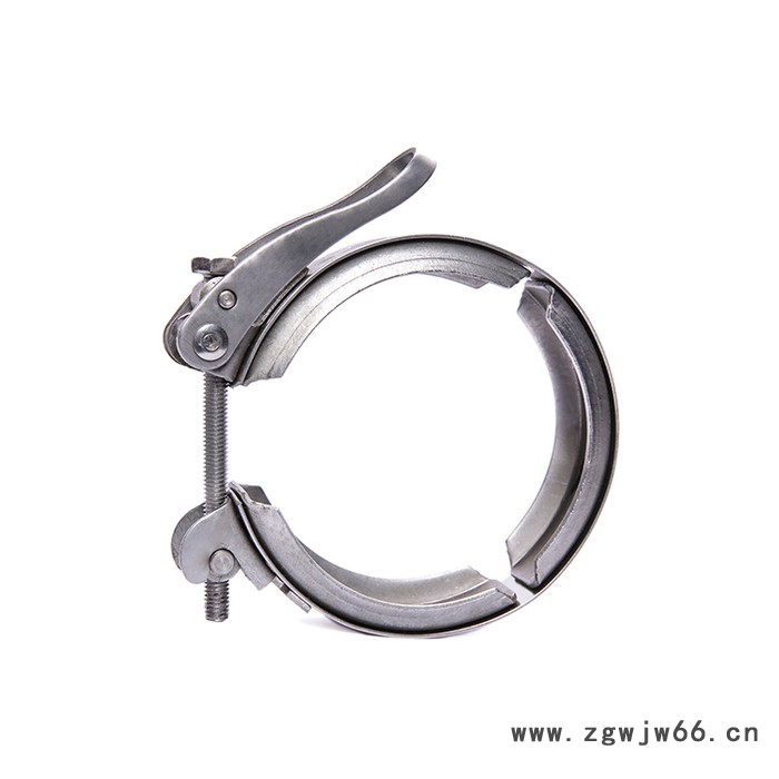 天津厂家304喉箍不锈钢喉箍卡箍抱箍管夹管箍 搬把式沟槽卡箍图4