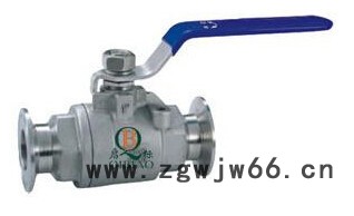 供应二片式卡箍球阀,不锈钢二片式卡箍球阀图2