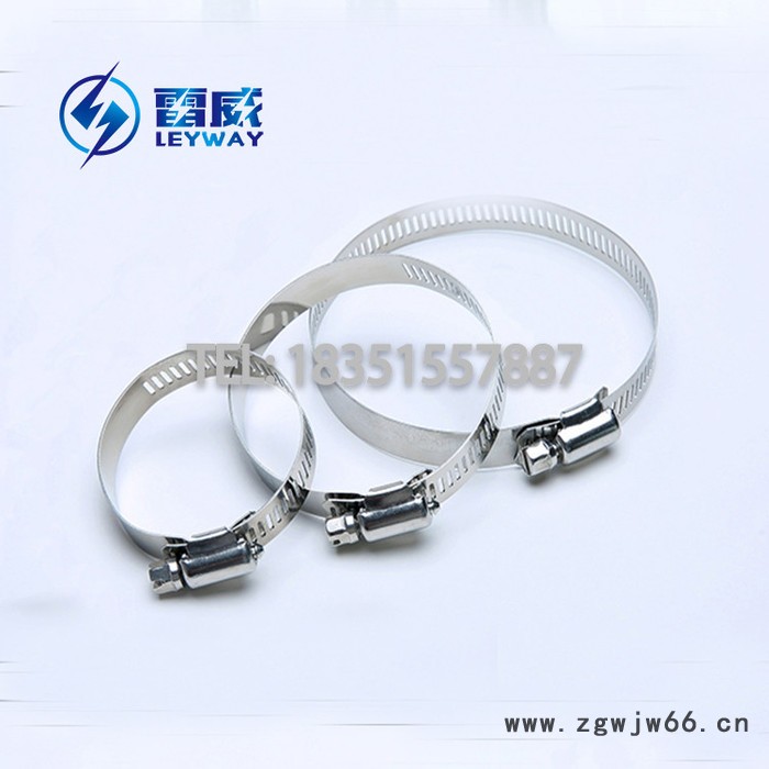 厂家货源直销卡箍抱箍 201 304 316不锈钢大小美式喉箍卡箍抱箍规格齐全 品**良 不锈钢美式喉箍图2