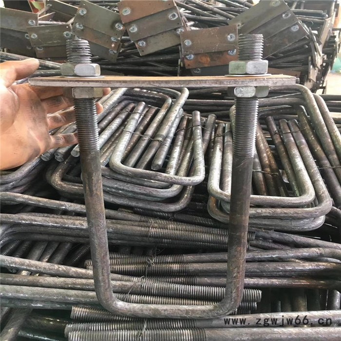 普斯利尔 国标U型抱箍管卡 高铁预埋件U型卡图3