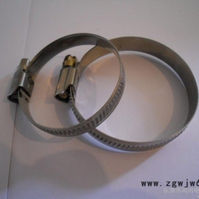 供应柳市厂家批发12.7宽大美卡箍84-108MM不锈钢卡箍