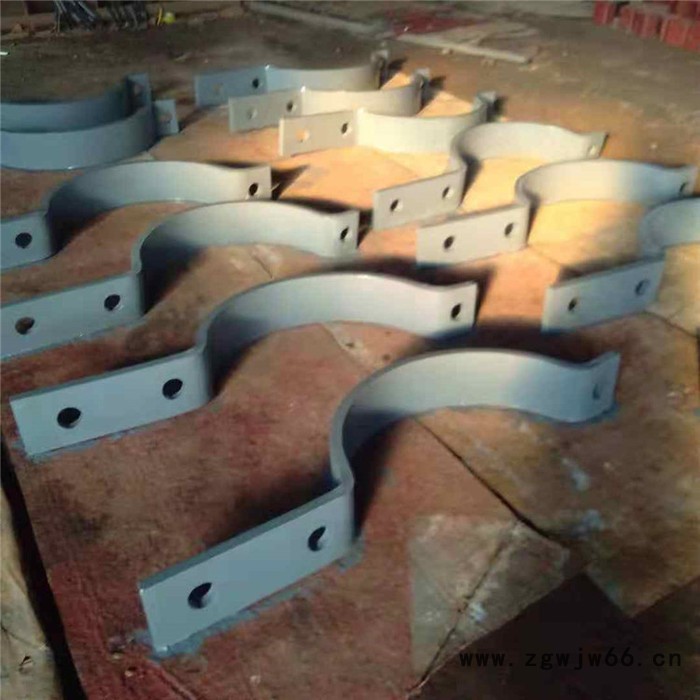 齐鑫A7-1保温管道三螺栓管夹 三孔管夹 管夹抱箍厂家价格图2