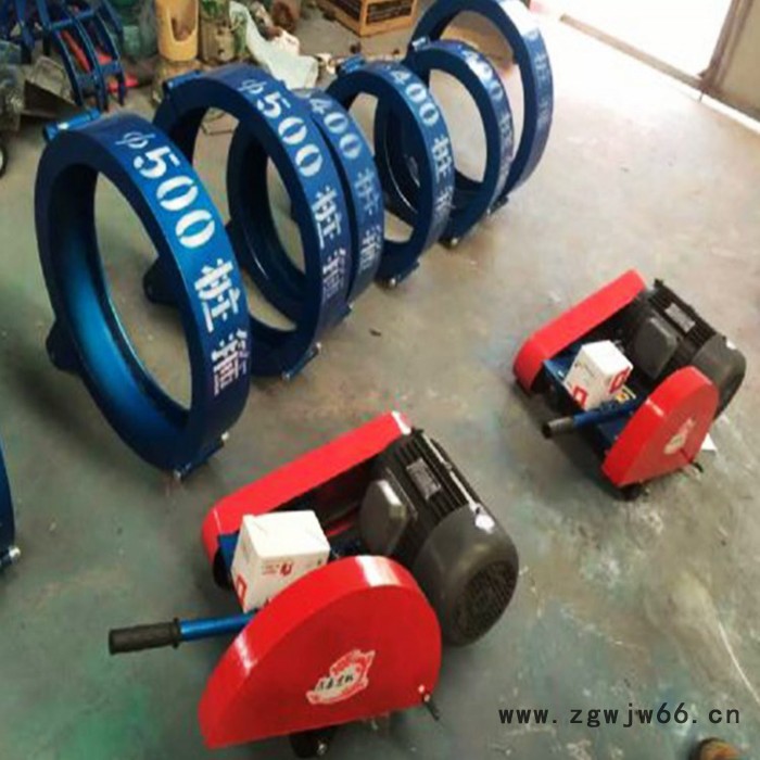 混凝土管桩抱箍切割机 水泥桩切割机 电动夹箍式锯桩机 鑫隆旺现货图3