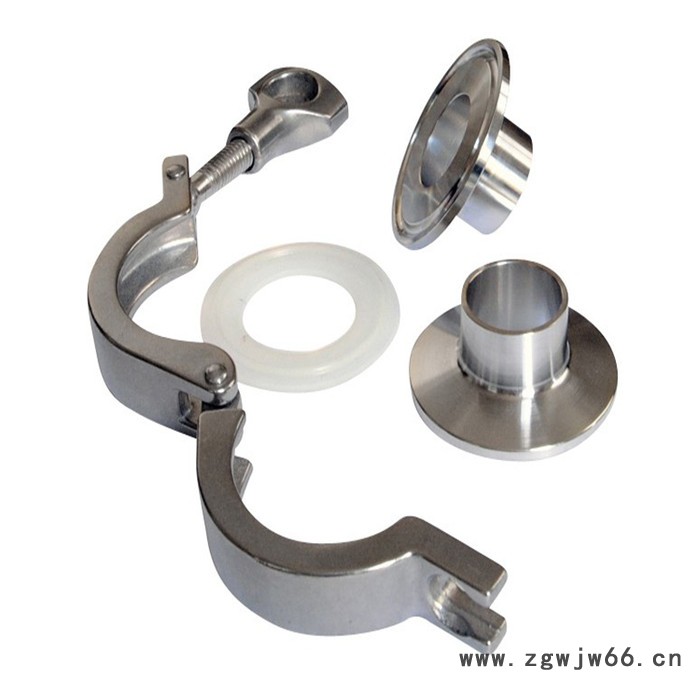 不锈钢抱箍 卫生级卡箍 不锈钢卡箍 快装卡箍 食品级管道卡箍 精铸卡箍图3