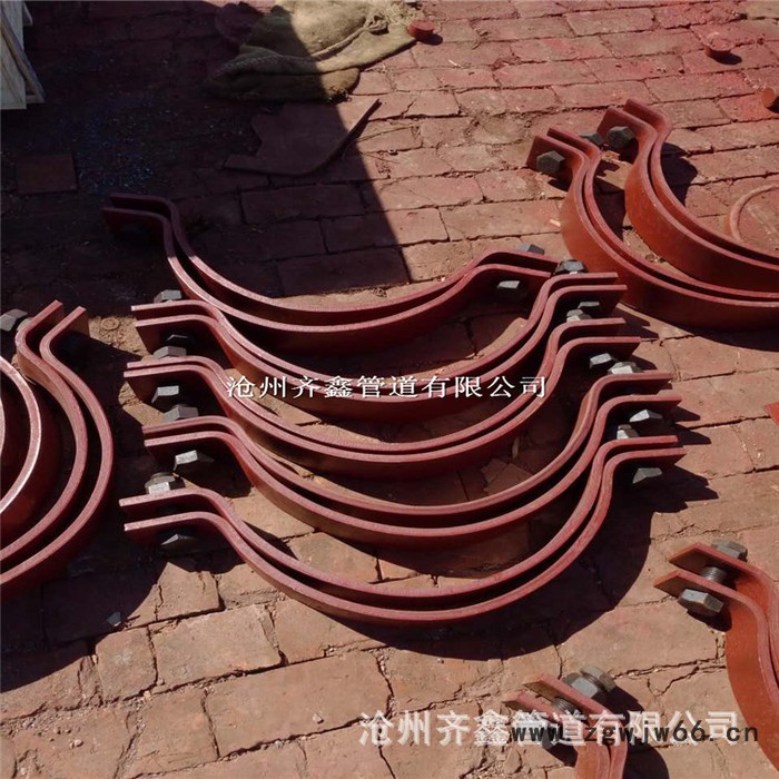 水平管道拉杆长管夹、Z15抱箍支架 齐鑫提供给你高品质的保证图2