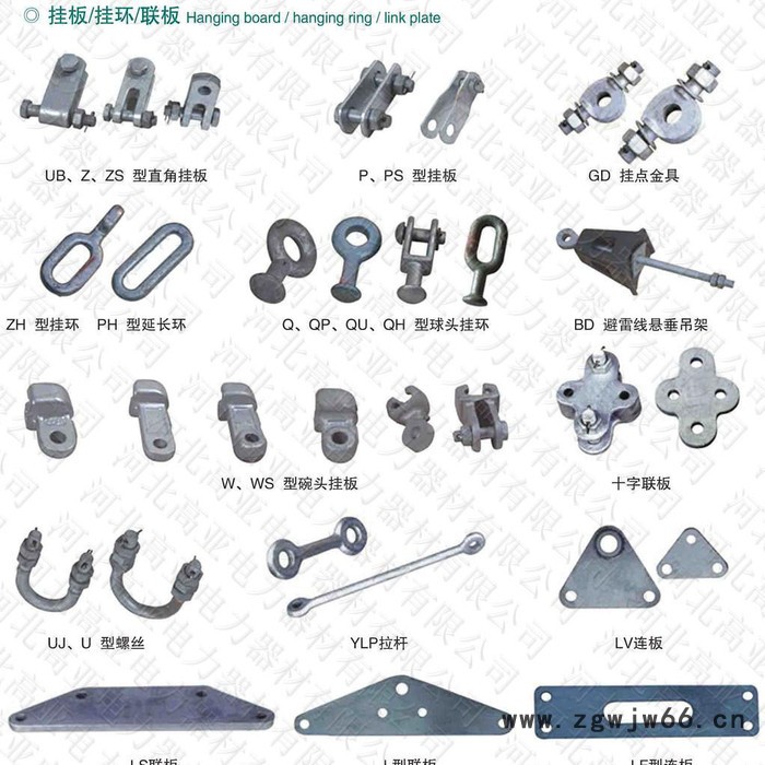 电力金具高亚连接金具架空线路铁附件 电力金具厂家 光缆金具 架空线路铁附件 接续金具 电站金具 线夹 横担抱箍 耐张线夹图3