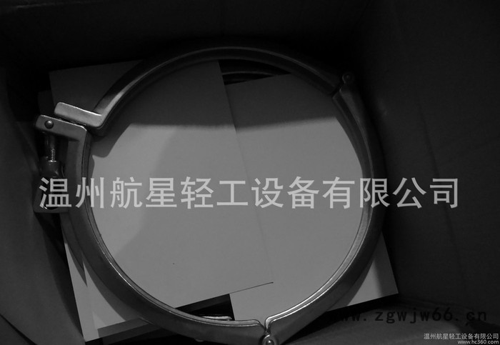 不锈钢大规格卡箍，卫生级精铸卡箍，三节卡箍图3