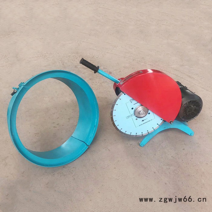 供应圆形夹箍切割机 抱箍式切桩机 出售卡箍切桩机600/800/1000型图3