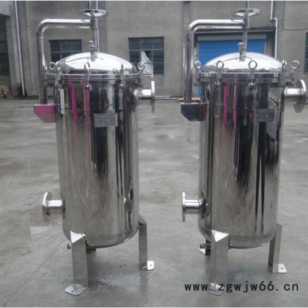 艾特环保法兰式保安过滤器 304不锈钢抱箍式精密过滤器 水预处理前置过滤器
