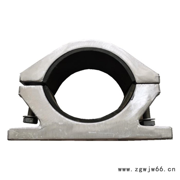 上海朋源电缆夹具 铝合金抱箍 电缆固定夹 铝合金单芯电缆固定夹具 小规格铝合金单芯电缆固定夹具 高压电缆夹具图4