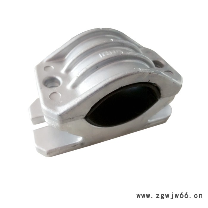 上海朋源电缆夹具 铝合金抱箍 电缆固定夹 铝合金单芯电缆固定夹具 小规格铝合金单芯电缆固定夹具 高压电缆夹具图2