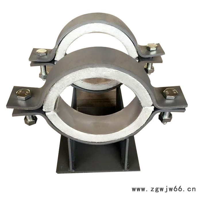 齐鑫DN200 保冷管托 双抱箍保冷管托 大管径保冷管托 冷气管道安装 聚氨酯材质图5