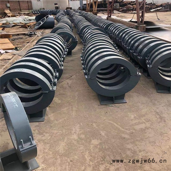 高温管道用隔热管托 带管夹抱箍型蛭石管托 低能耗隔热管托DN300图4