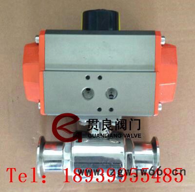 气动卡箍卫生级球阀图2