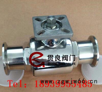 气动卡箍卫生级球阀图3