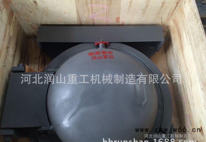 河北润山重工现货大口径高压DN1000卡箍式快开盲板质量好图2