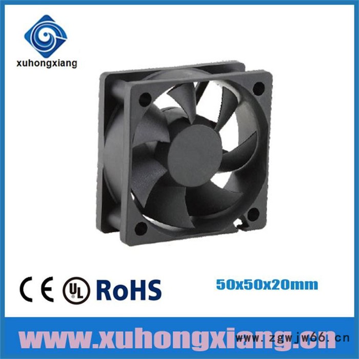 散热风扇工厂生产DC5020 5V12V24V直流风扇含油风扇滚珠轴承风扇图4