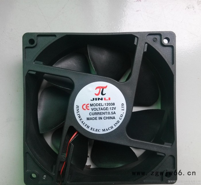 直销 12038含油直流散热风机 滚珠风扇图2