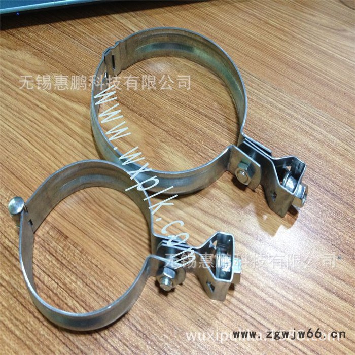 镀锌灯笼吊卡32，灯笼抱箍， 灯笼抱卡 ，灯笼管卡， 金属吊卡图2