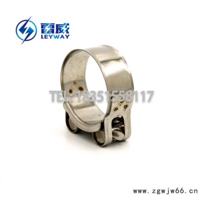 不锈钢304强力喉箍 欧式T型强力卡箍 不锈钢强力抱箍加强箍 单头强力卡喉箍 加强型喉箍 不锈钢强力型抱箍 汽车排气管管