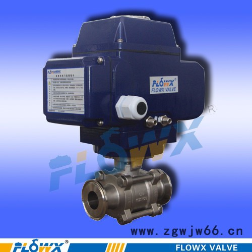 FLOWX/弗雷西FPS100 意大利弗雷西电动卡箍球阀