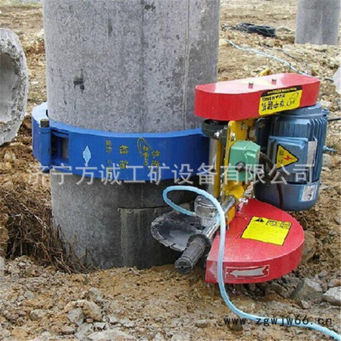 地面悬挂抱箍式水泥混凝土桩切桩机 工作效率高安全切桩机图6